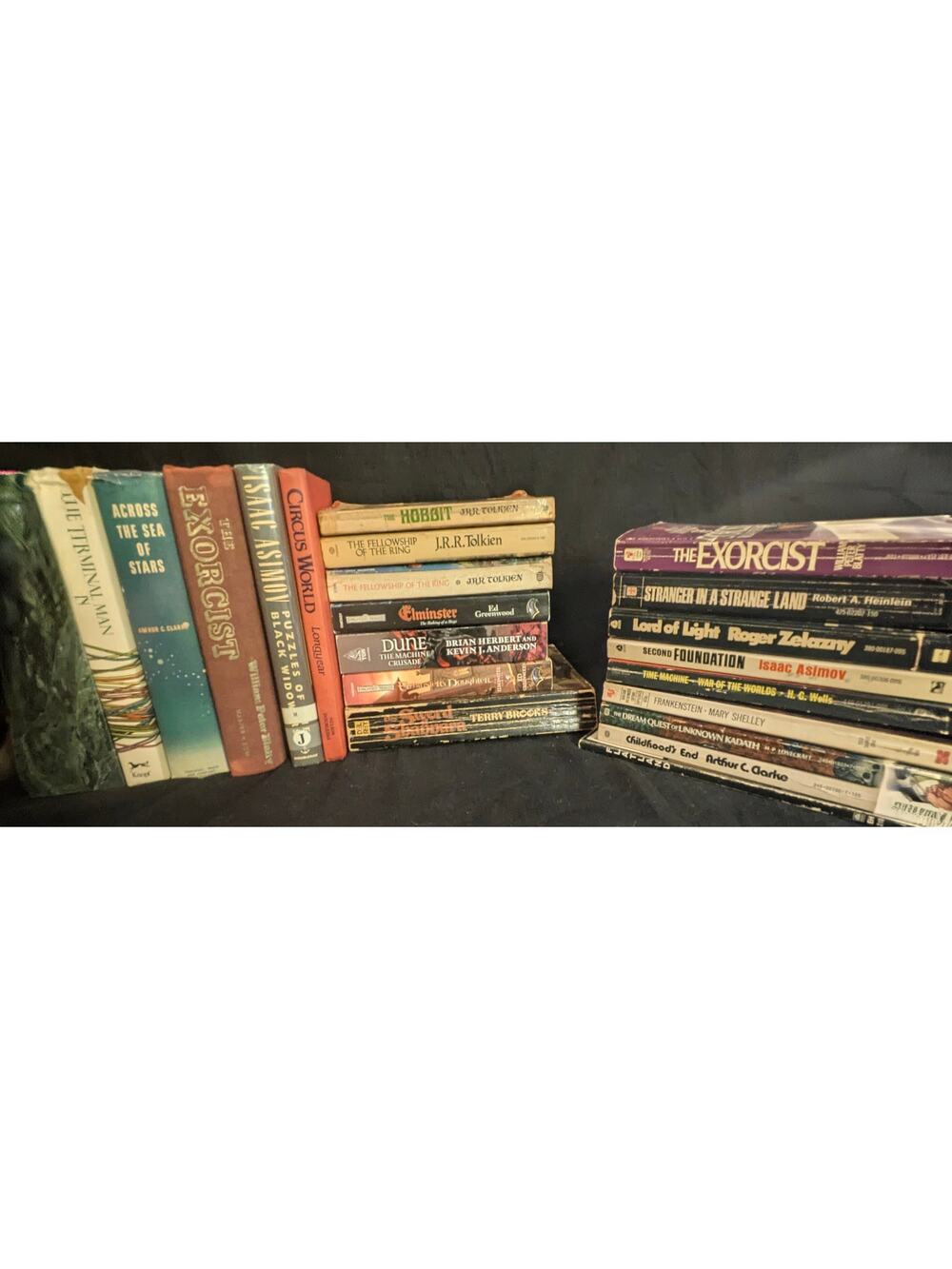 Vintage Sci-Fi & Fantasy Book Lot Tolkien, Asimov - 1sts + Early Printings